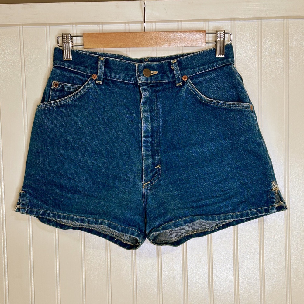 Vintage Lee 100% Cotton Denim Jean Short Size 11R